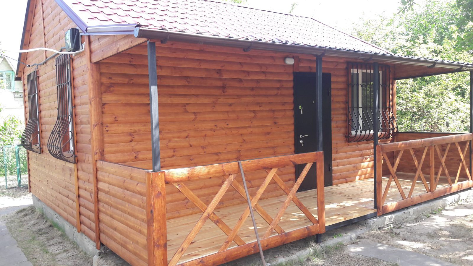 Будинок 6×8 «Тераса»